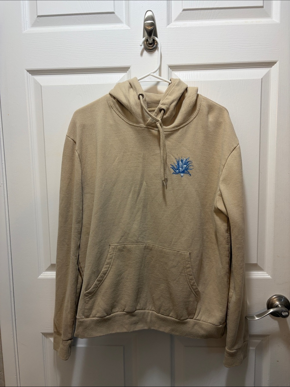 Men's Tan Hoodie with Tequila brand